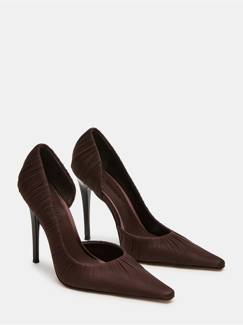 Steve Madden Chocolate Brown Pointed Stiletto Pump - Picture 2 of 6